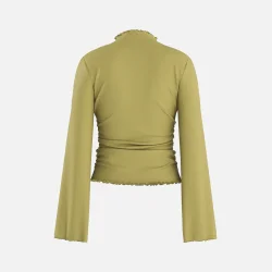 PREORDER HYPEDROP Kaja LS Gathered Top