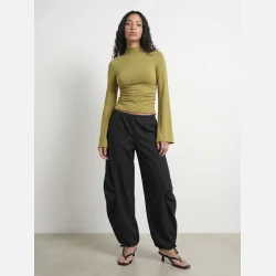 PREORDER HYPEDROP Kaja LS Gathered Top