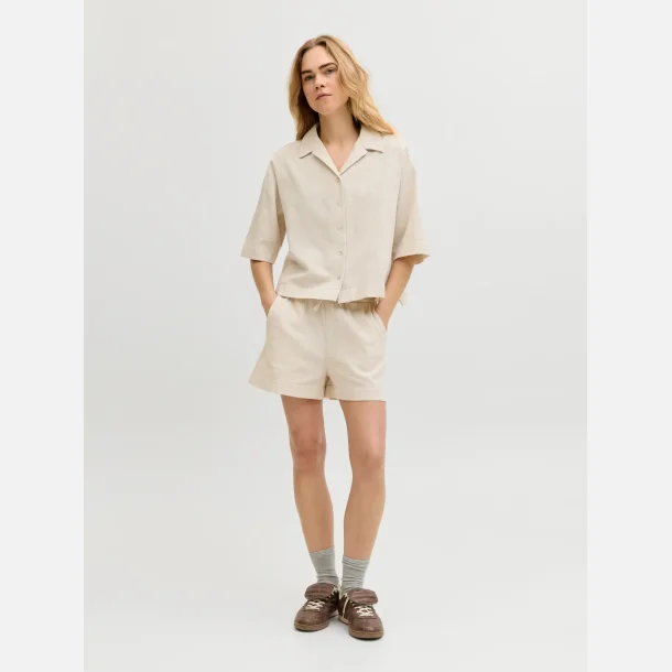 JJXX Global Waffle Shorts Moonbeam