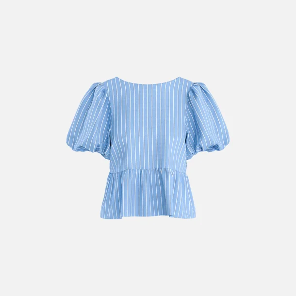 HYPEDROP Pavlova Volume Sleeve Top Blue