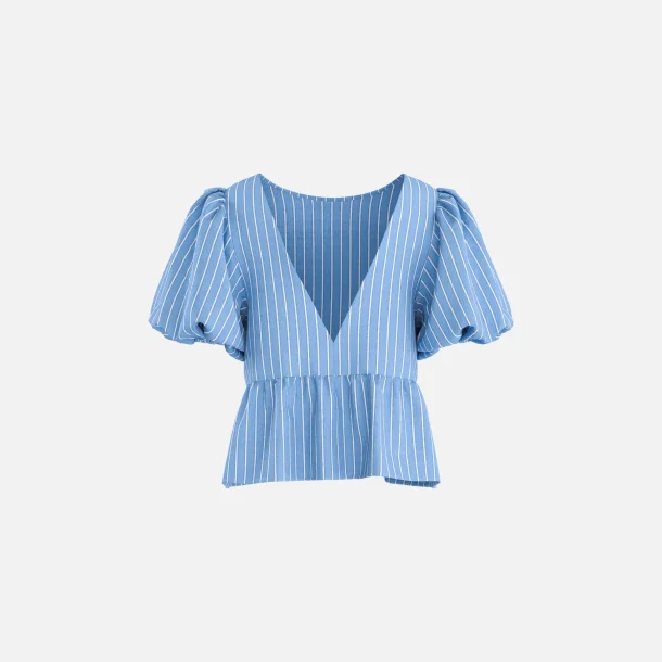 HYPEDROP Pavlova Volume Sleeve Top Blue
