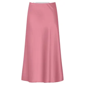 YAS Pella midi nederdel rosa