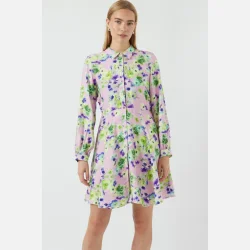 YAS Kaya LS Shirt Dress Lilac