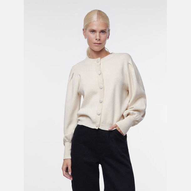 YAS Fonny knit cardigan birch