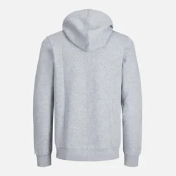 Jack &amp; Jones Bradley sweat zip hoodie light grey melange