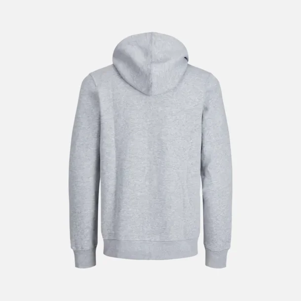 Jack &amp; Jones Bradley sweat zip hoodie light grey melange